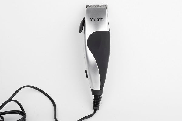 Aparat de tuns parul FLORIA ZLN-0443, Argintiu/Negru 10W, 4 Accesorii,