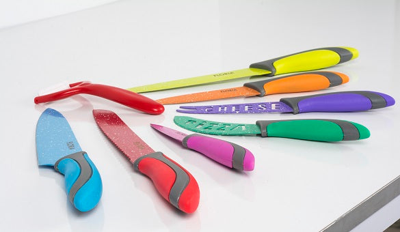 Set cutite inox 8 piese Floria ZLN-1143, Multicolor