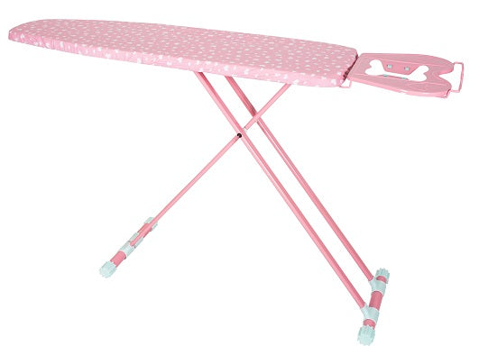 Masa de calcat Zilan-Romantica ZLN-1365, Blat metalic, Suprafata de lucru 116x36 cm, Suport pentru fierul de calcat