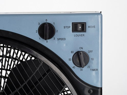 Ventilator patrat Floria ZLN-2355, 40 W, timer, 3 trepte, unghi reglabil