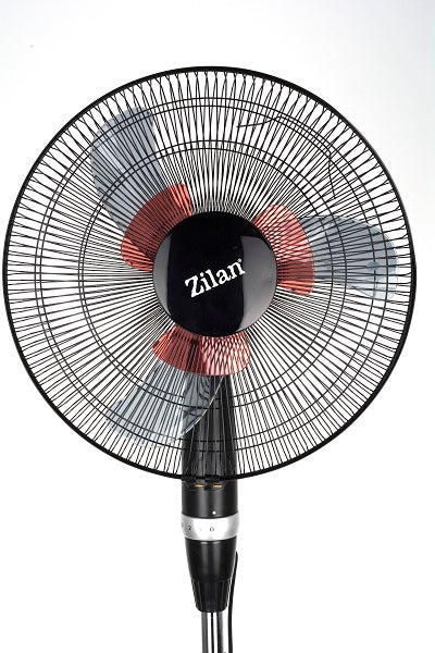 Ventilator cu picior Zilan ZLN-2331, Diametru 40cm , Putere 60 W, Palete duble, Unghi inclinare reglabil, 3 trepte de viteza