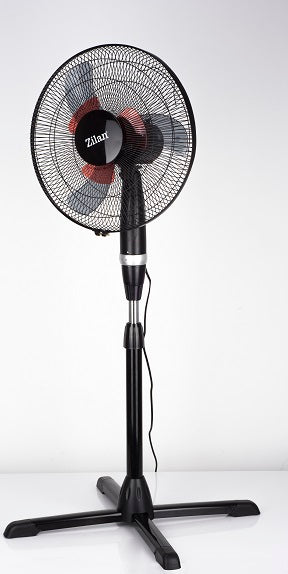 Ventilator cu picior Zilan ZLN-2331, Diametru 40cm , Putere 60 W, Palete duble, Unghi inclinare reglabil, 3 trepte de viteza