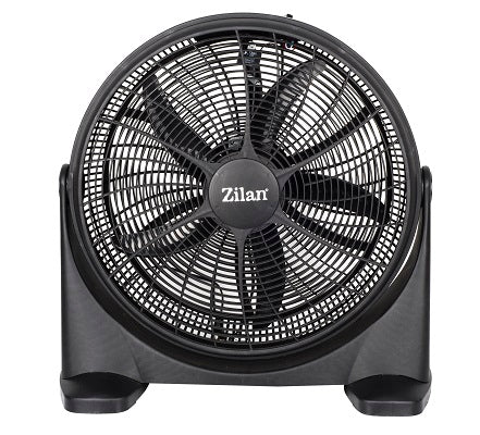 Ventilator Cu Suport Din Plastic ZİLAN ZLN-2362, Putere 75 W, Diametru 50 cm, 3 Trepte De Viteza