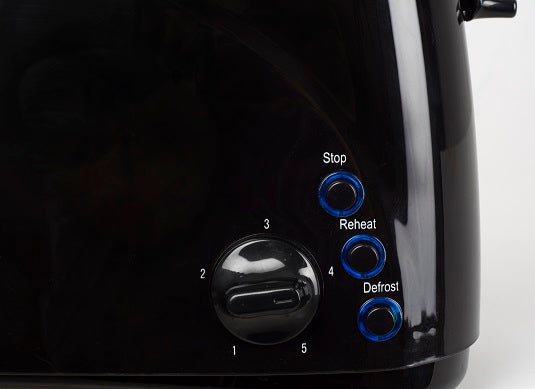 Prajitor paine dublu Zilan ZLN-2713, Negru, 1400W, 5 grade rumenire si functii multiple