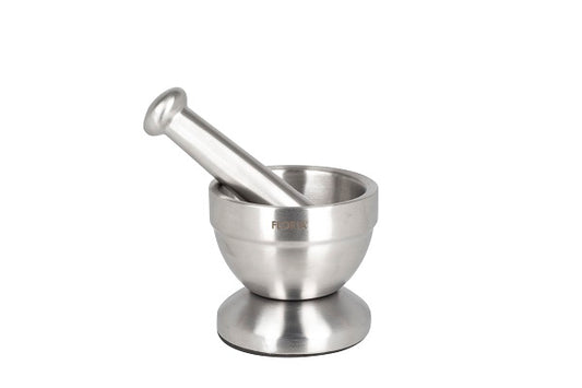 Mojar cu pistil FLORIA ZLN-2645, Inox, diametru 10 cm