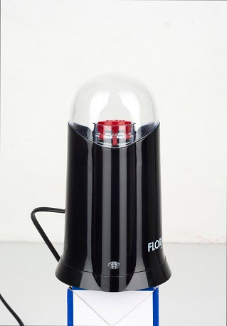 Rasnita Electrica Floria ZLN-3087 Negru, Putere 200W, Capacitate 60 gr, Cuva otel inoxidabil,