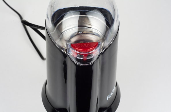 Rasnita Electrica Floria ZLN-3087 Negru, Putere 200W, Capacitate 60 gr, Cuva otel inoxidabil,