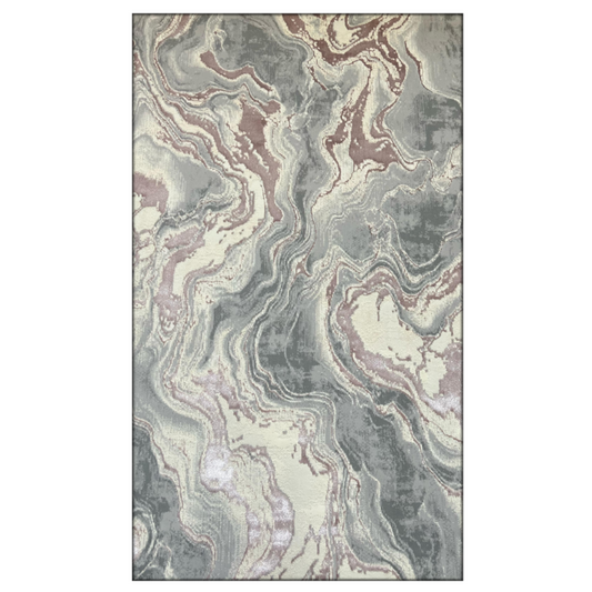 Covor Buse Fulger, Roz Pudra , Living, Dormitor, Modern