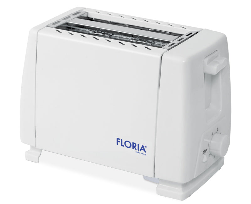 Prajitor de paine Floria ZLN-7604, Alb700W, grad de rumenire ajustabil,