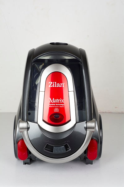 Aspirator Profesional ZILAN ZLN-3529  Negru/Rosu, 2000 W, Filtru HEPA, Capacitate 2 L, Filtrare Ciclonica, Accesorii Incluse, Furtun Flexibil, Tija din Inox, Design Modern