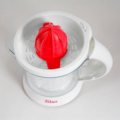 Storcator citrice ZILAN ZLN-7832, 1L, functie reverse, motor cupru 40W - Alb/Rosu