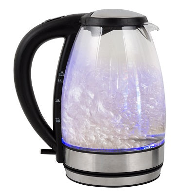 Fierbator apa Zilan ZLN-9621, leduri iluminare apa, Putere 2200 W, Capacitate 1.7 l