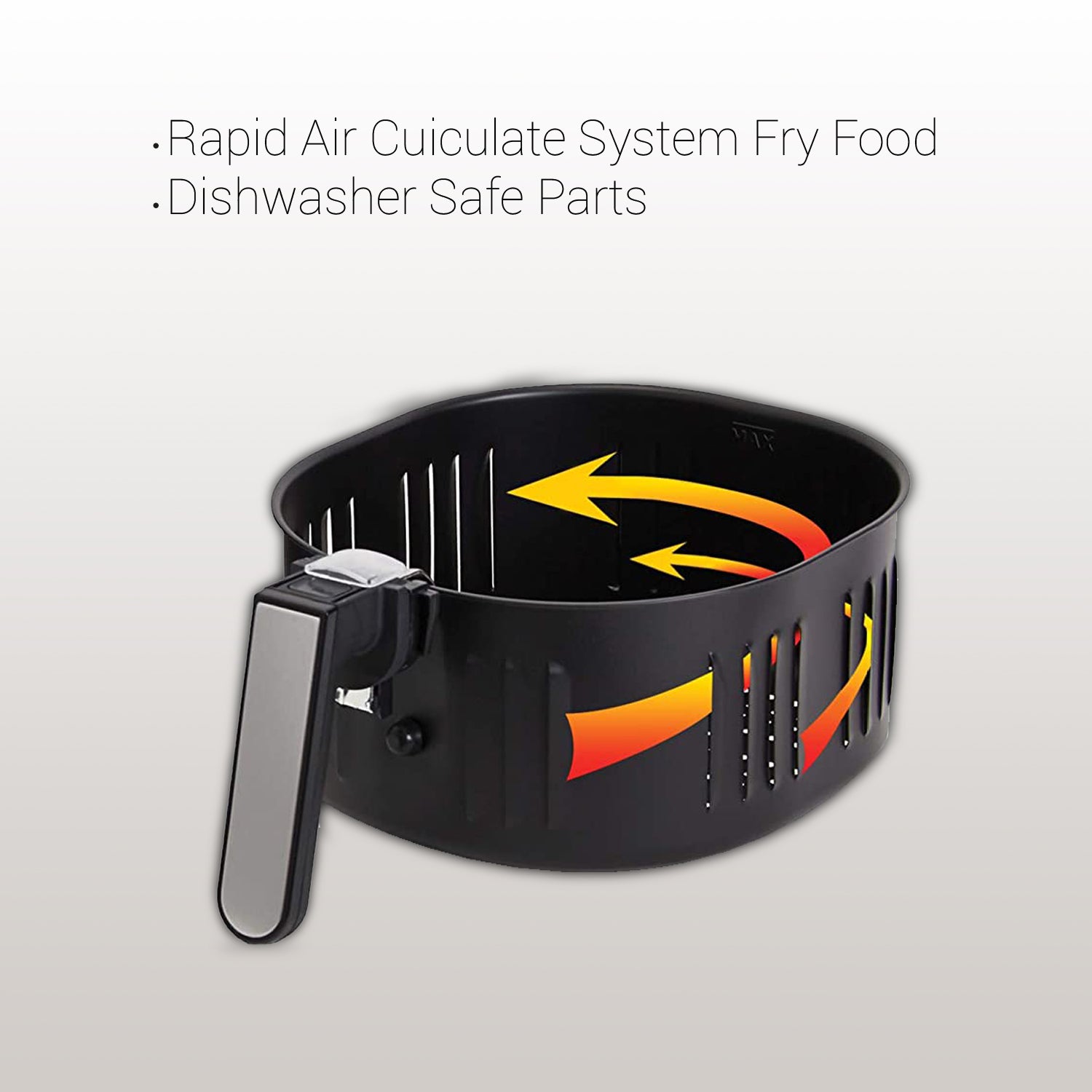 Friteuza Air Fryer, ZILAN ZLN-3598, Negru 1350 W, Capacitate 2.6 L, Timer 30 min,