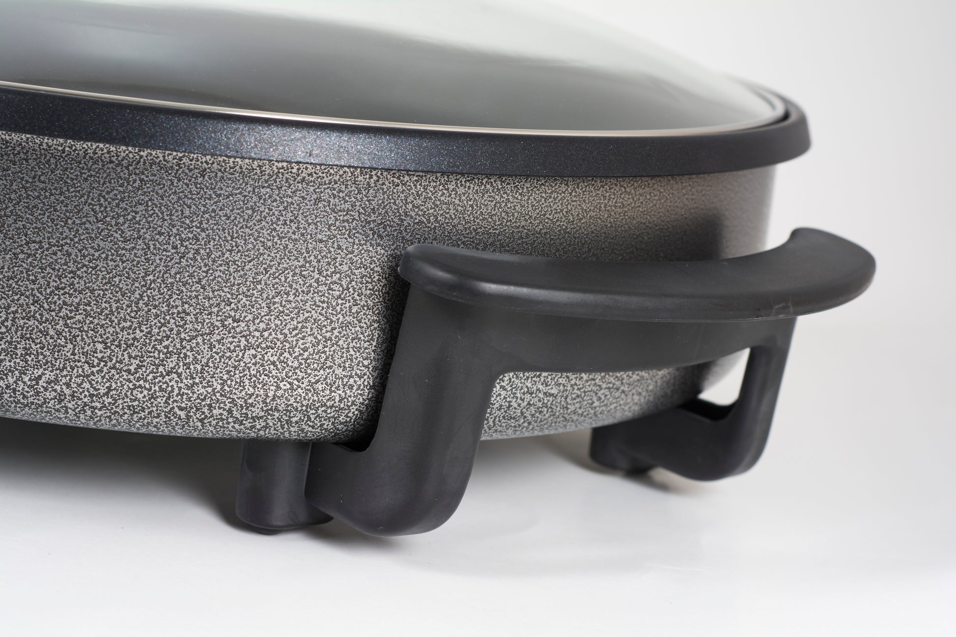 Tigaie electrica rotunda ZİLAN ZLN-7870, pizza grill, diametru 38 cm, 1500 W, capac sticla, material non stick