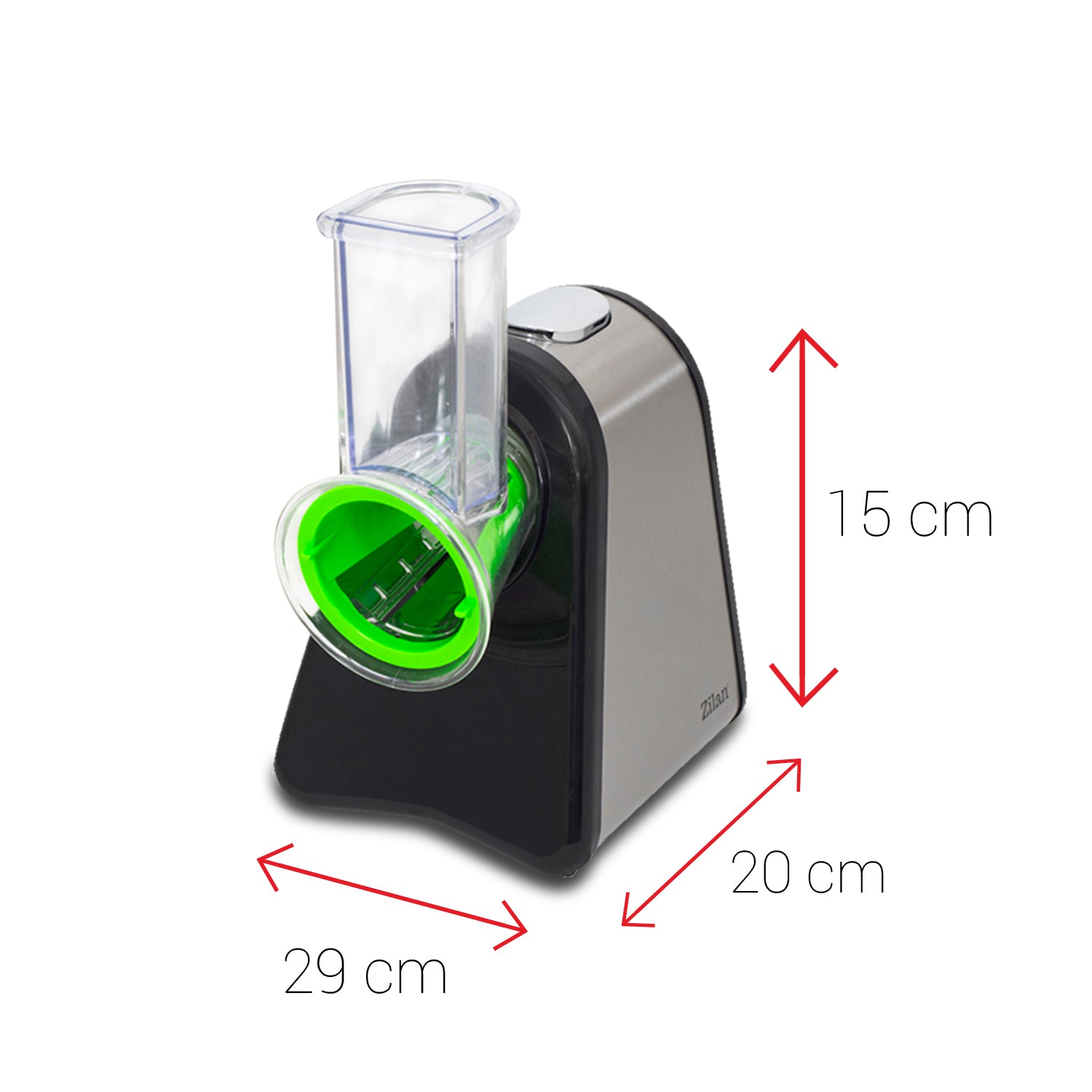 Razatoare si Feliator Zilan ZLN-0498 Fresh, Putere 200W, 4 accesorii, Inox