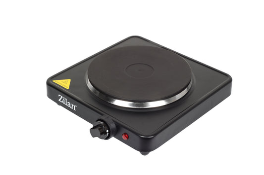 Plita electrica Zilan ZLN2174, 1500W, 1 arzator, 5 trepte de putere, 26 x 26 x 9.5 cm