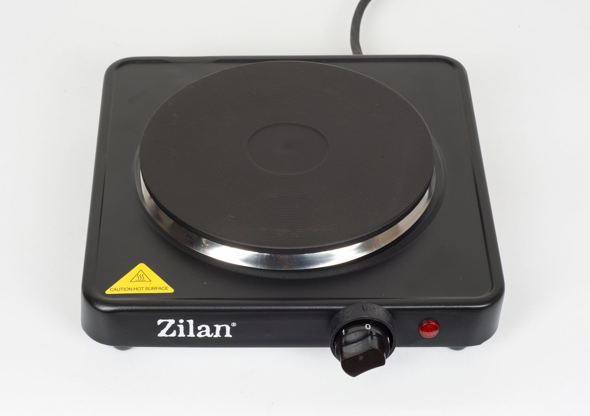 Plita electrica Zilan ZLN2174, 1500W, 1 arzator, 5 trepte de putere, 26 x 26 x 9.5 cm