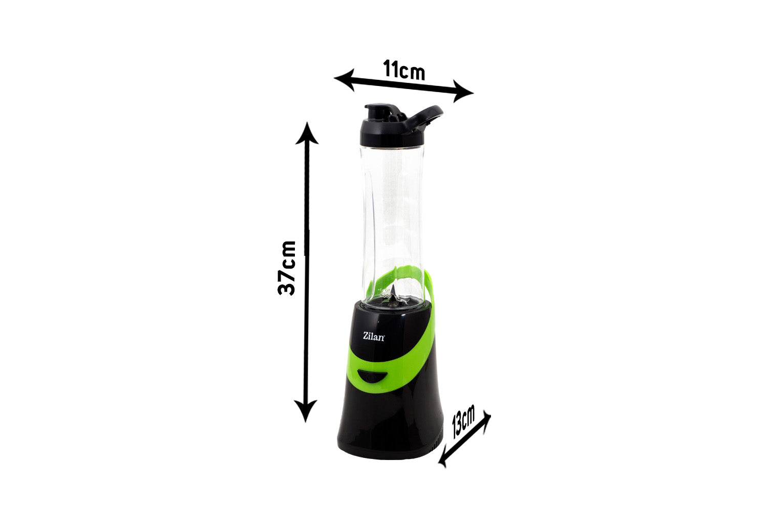 Blender Zilan ZLN0511 pentru smoothies cu recipient sport , 350 W, 600 ml