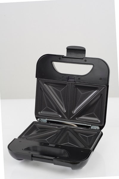 Sandwich-maker ZILAN 5 in 1 ZLN-3932, Negru/Inox 800 W, 5 tipuri de placi grill, triunghi, sandwich, waffle, nuci,
