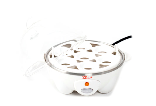 Fierbator de oua ZİLAN Alb ZLN-8075, 360 W, Capacitate 7 oua,