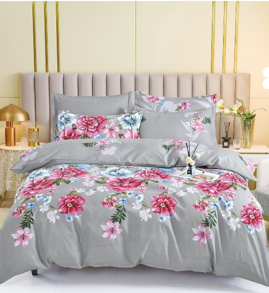 OFERTA TRIO - PACHET 3 LENJERII DE PAT. Lenjerie pat dublu,  4 piese