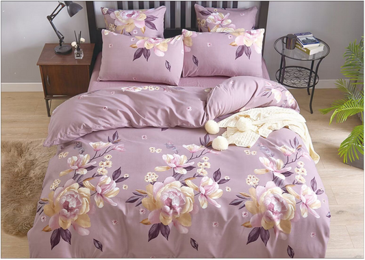 OFERTA TRIO - PACHET 3 LENJERII DE PAT. Lenjerie pat dublu,  4 piese