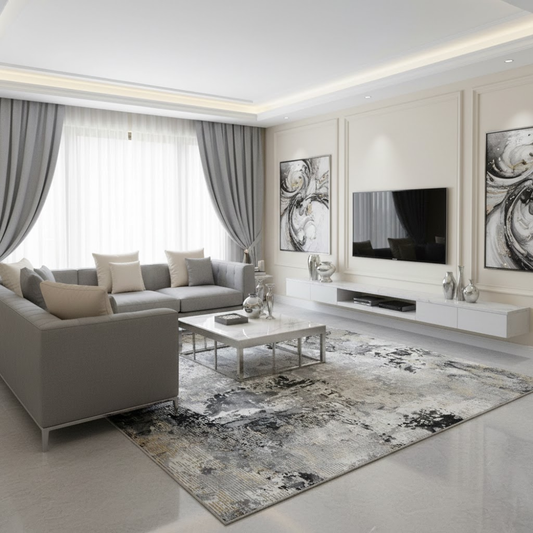 Covor Marmara Agat Grey Gold