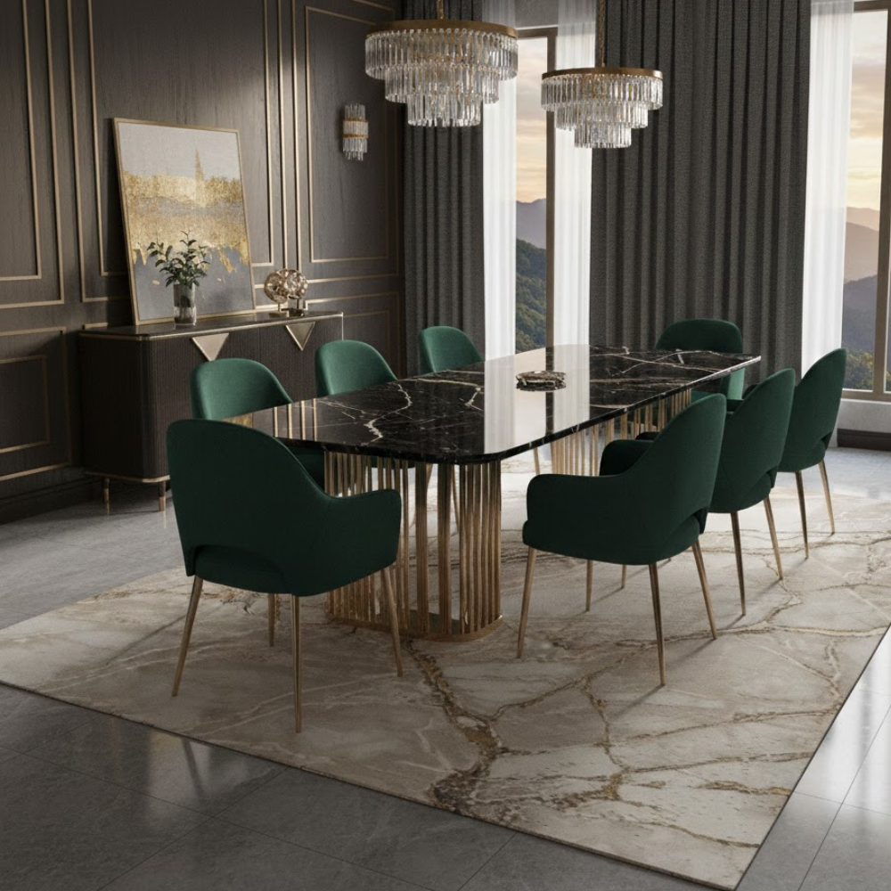 Covor Marmara Cairo Bej/Gold, Living, Dormitor, Modern