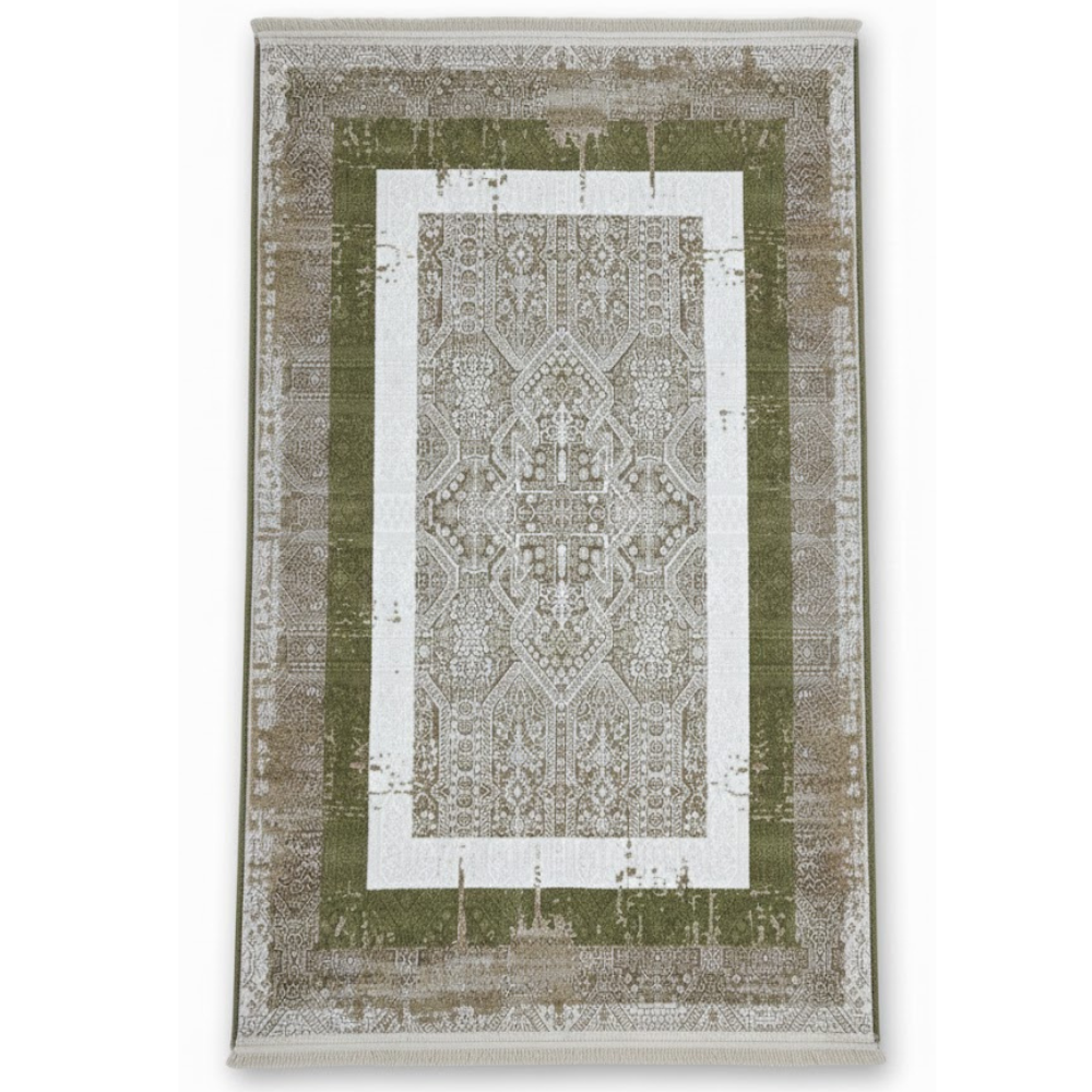 Covor CAFFEE,  VERDE/GRI/MARO, Living, Dormitor