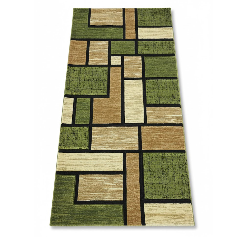 Covor PAMIR, VERDE/CREM, Living, Dormitor