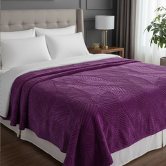 Pătură Padişah Embos 220×240 cm – 100% Poliester, – Calitate Premium, in diferite culori