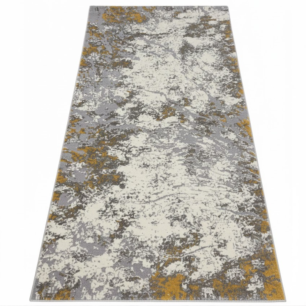 Covor ZARA, Crem/Mustar/Gri, Living, Dormitor