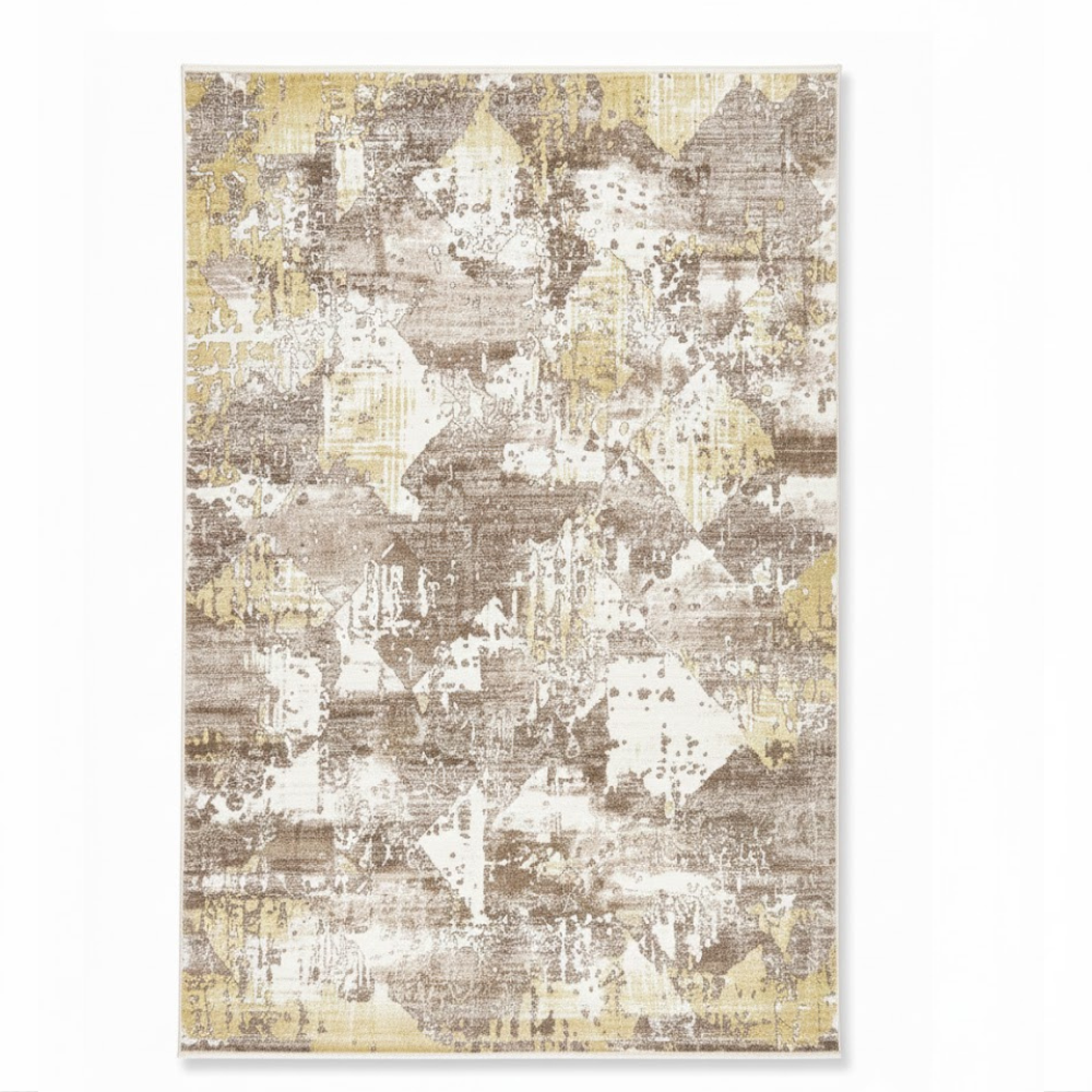 Covor MASHAD, Bej/Galben, Living, Dormitor