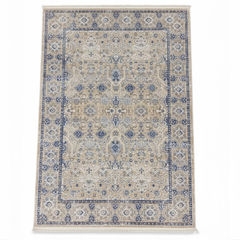 Covor ANGORA , BEJ / ALBASTRU, Living, Dormitor