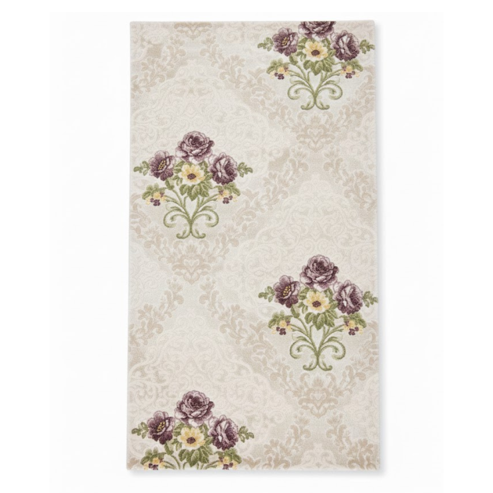 Covor ACELYA, BEJ/ FLORAL, Living, Dormitor