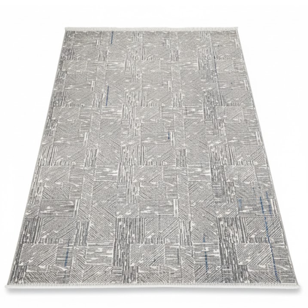 Covor SAMPLE, GRI/ BLUE, Living, Dormitor