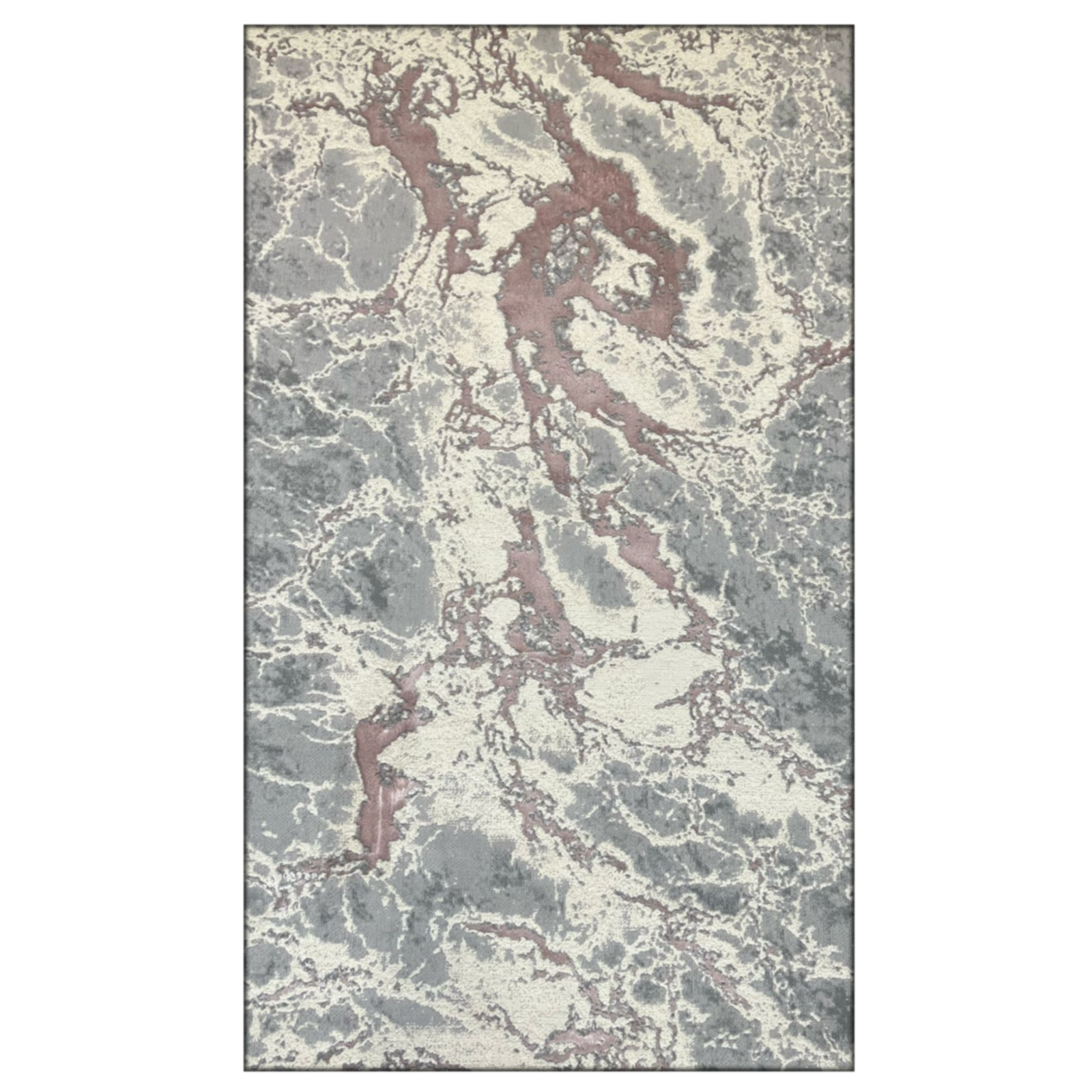 Covor Buse Fulger , Roz, Pudra Living, Dormitor, Modern