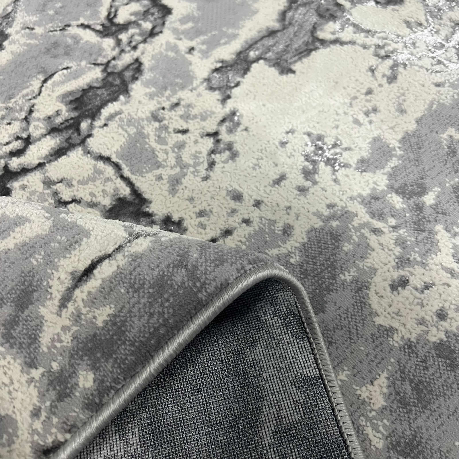 Covor Buse Fulger, Grey, Living, Dormitor, Modern