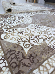 Covor ZARA, Bej/Maro, Living, Dormitor