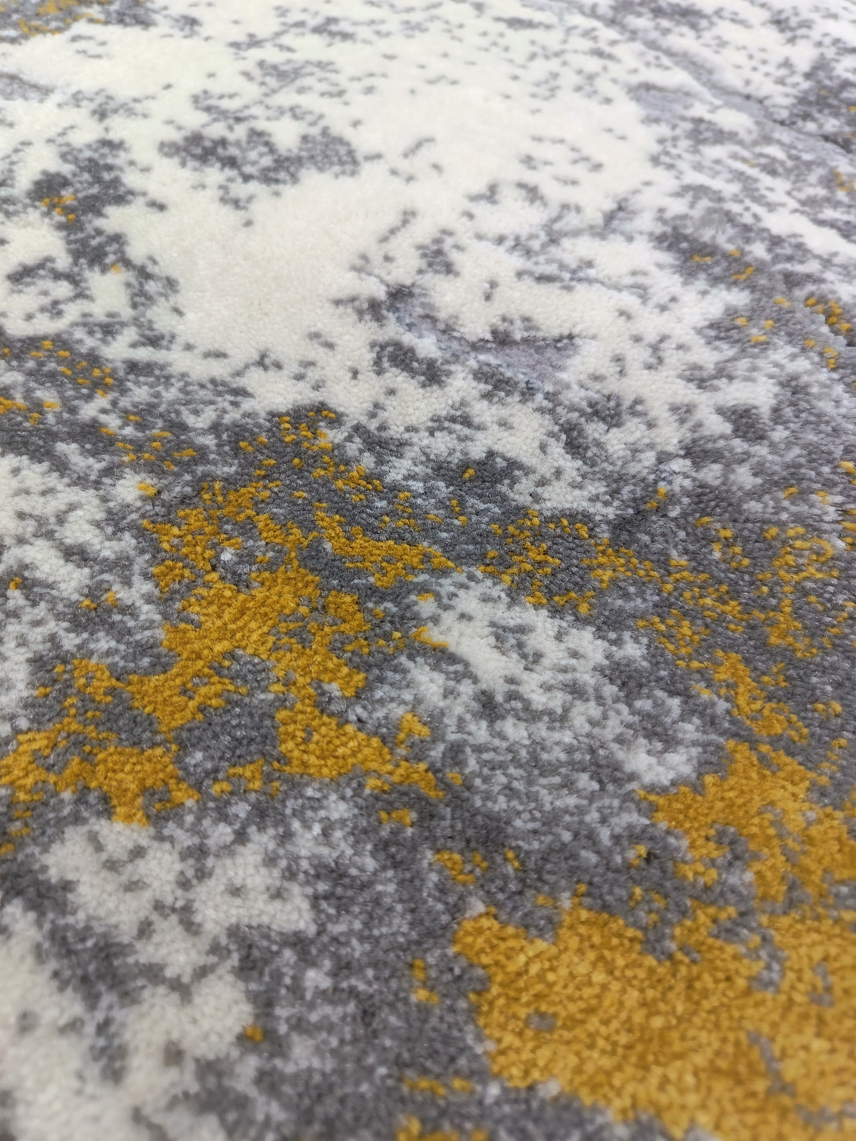 Covor ZARA, Crem/Mustar/Gri, Living, Dormitor