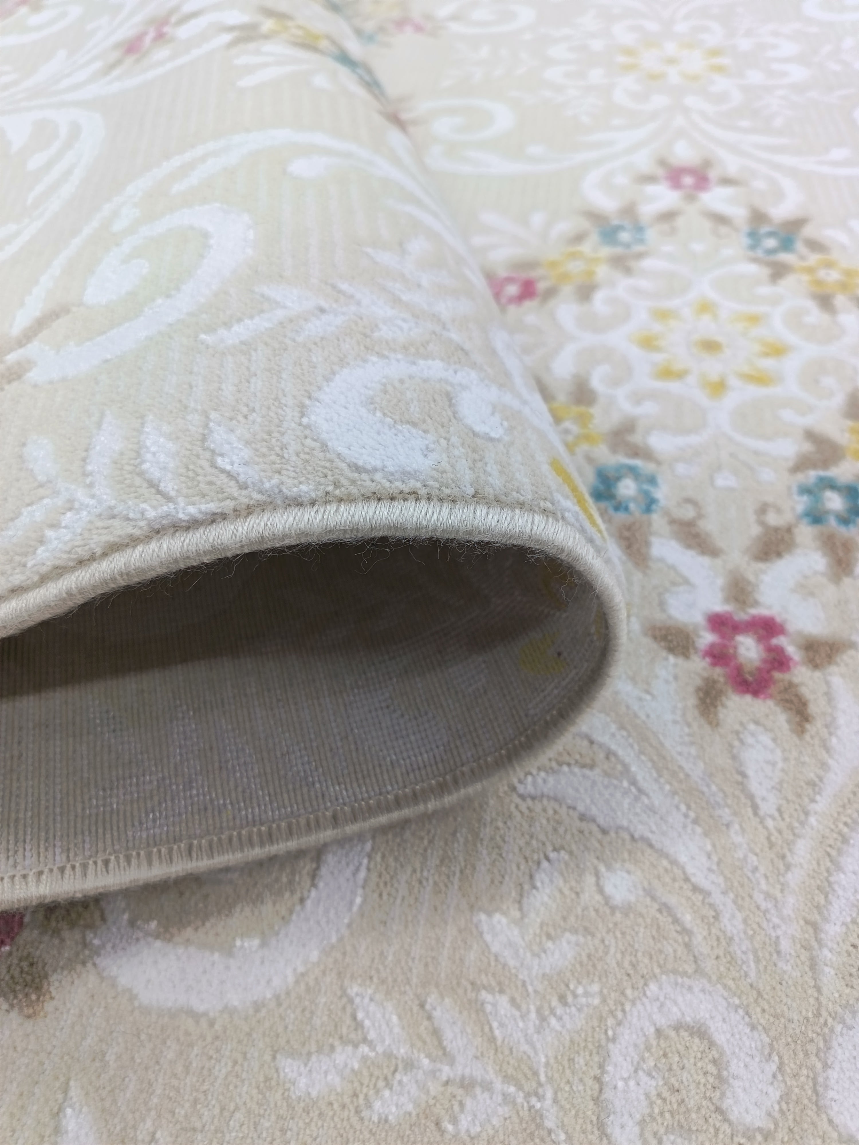 Covor ANGORA SENFONI , BEJ / FLORAL, Living, Dormitor