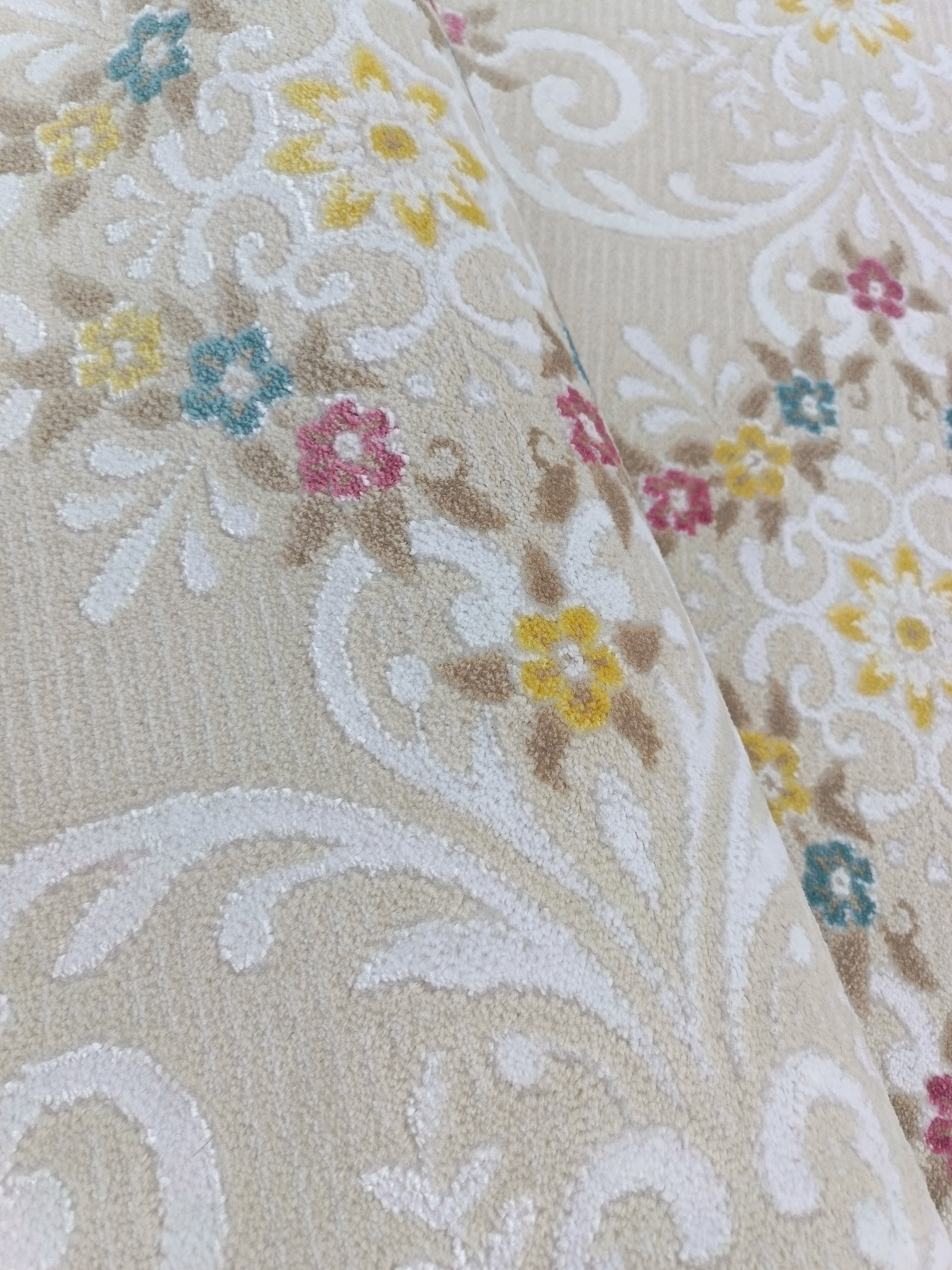 Covor ANGORA SENFONI , BEJ / FLORAL, Living, Dormitor