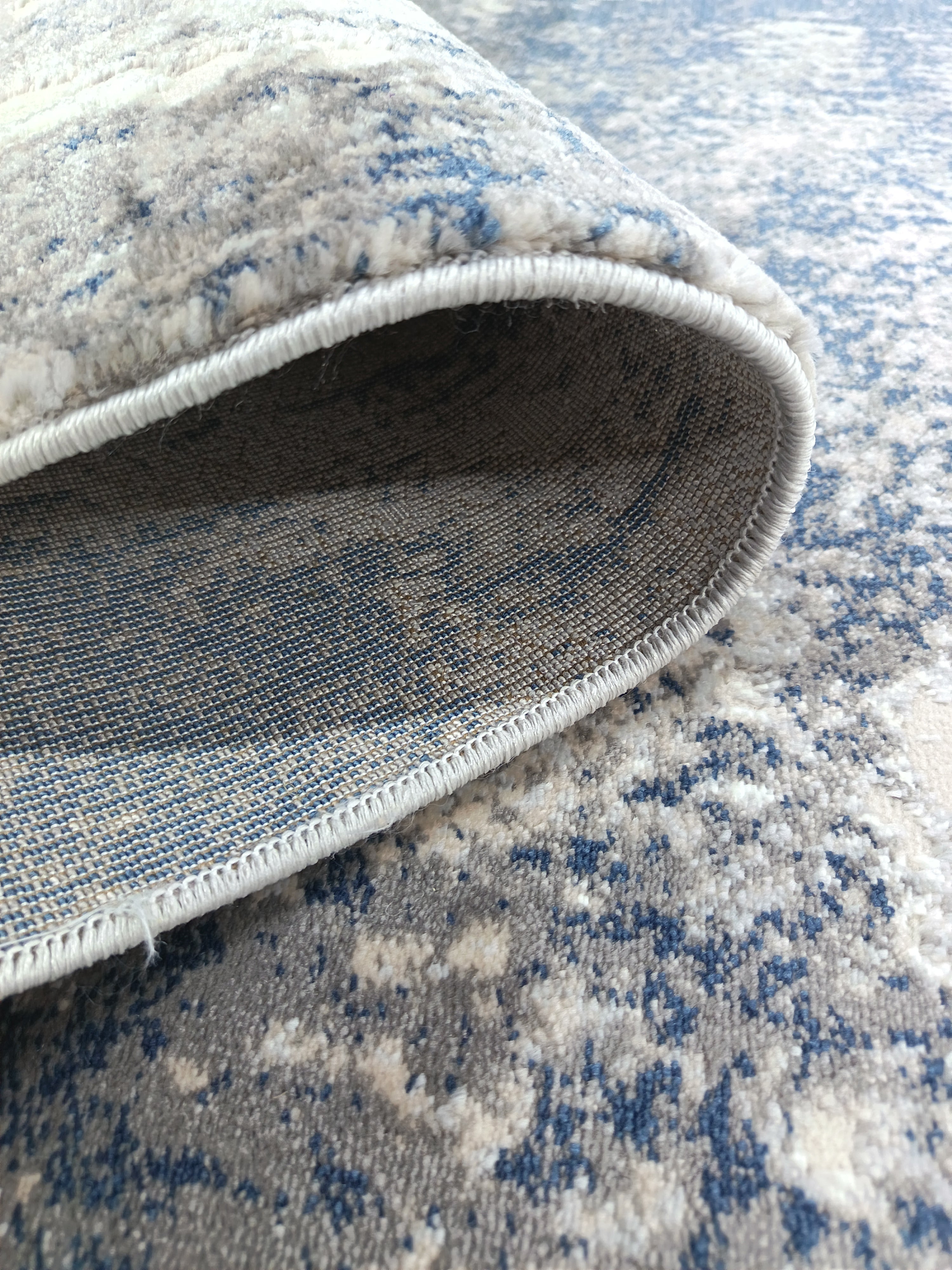 Covor PRESTO, GREY/BLUE , Living, Dormitor