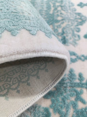 Covor BOYUT, BEJ/TURCOAZ , Living, Dormitor