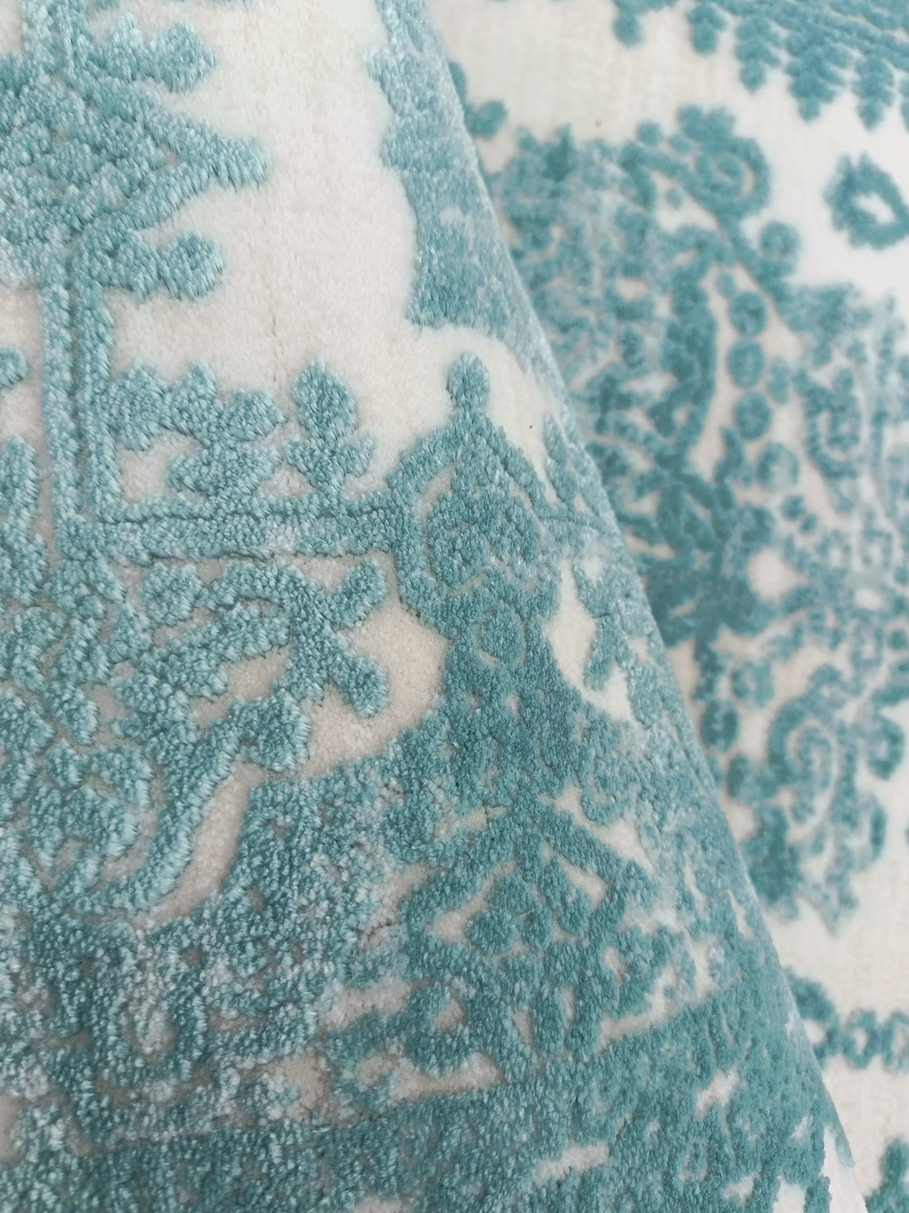 Covor BOYUT, BEJ/TURCOAZ , Living, Dormitor