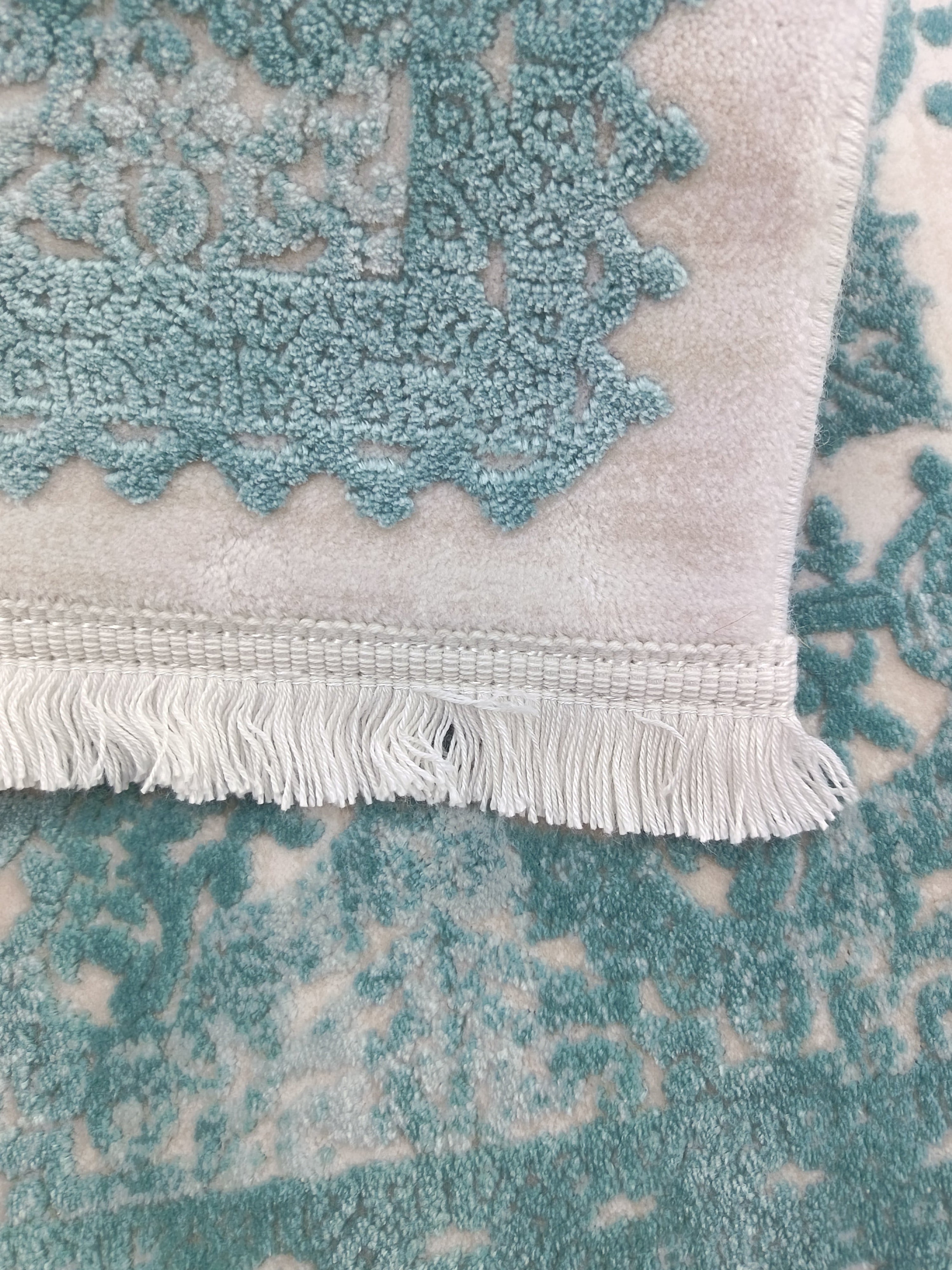 Covor BOYUT, BEJ/TURCOAZ , Living, Dormitor