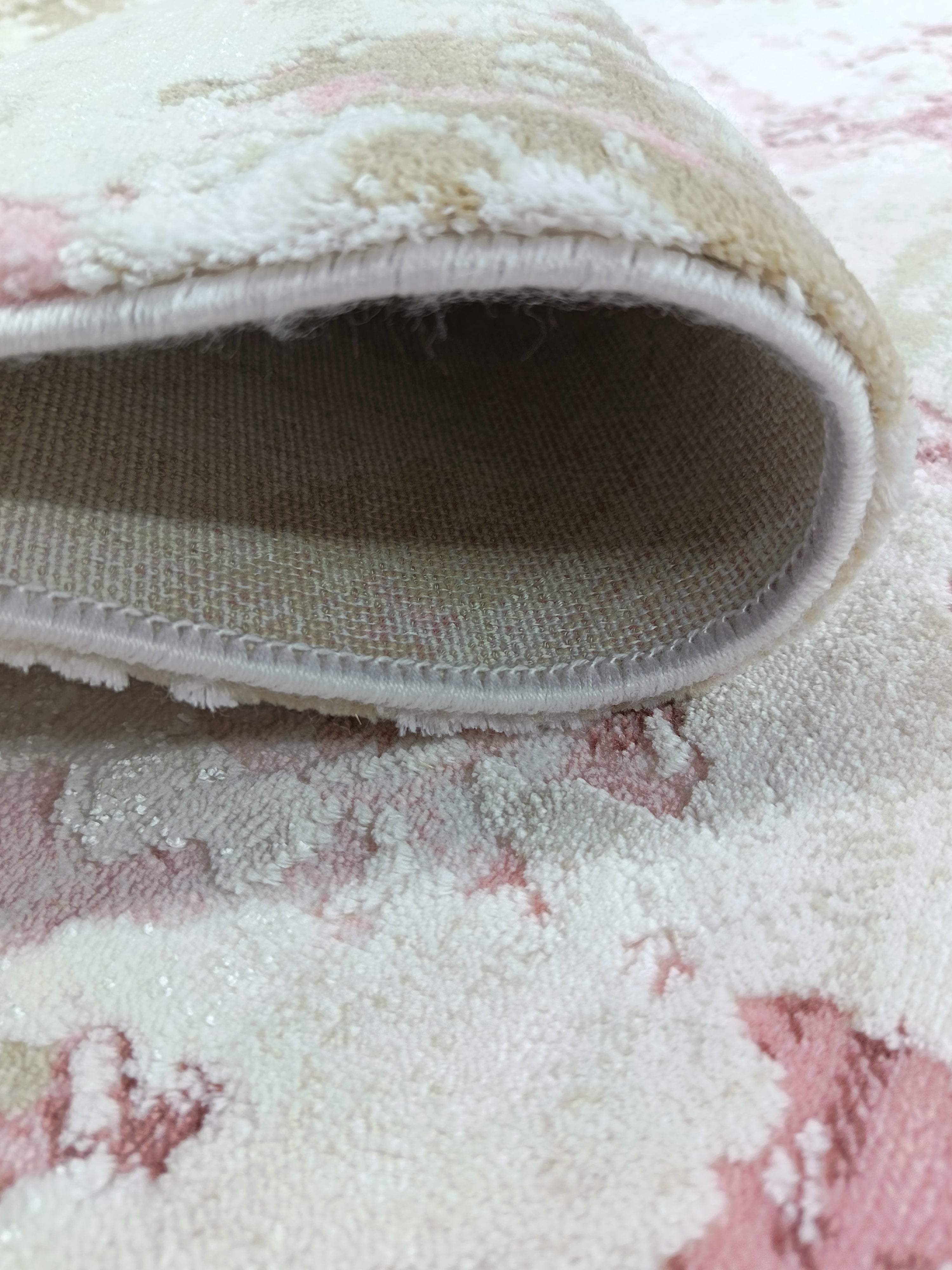 Covor EBRULI, ROZ/ PUDRAT, Living, Dormitor