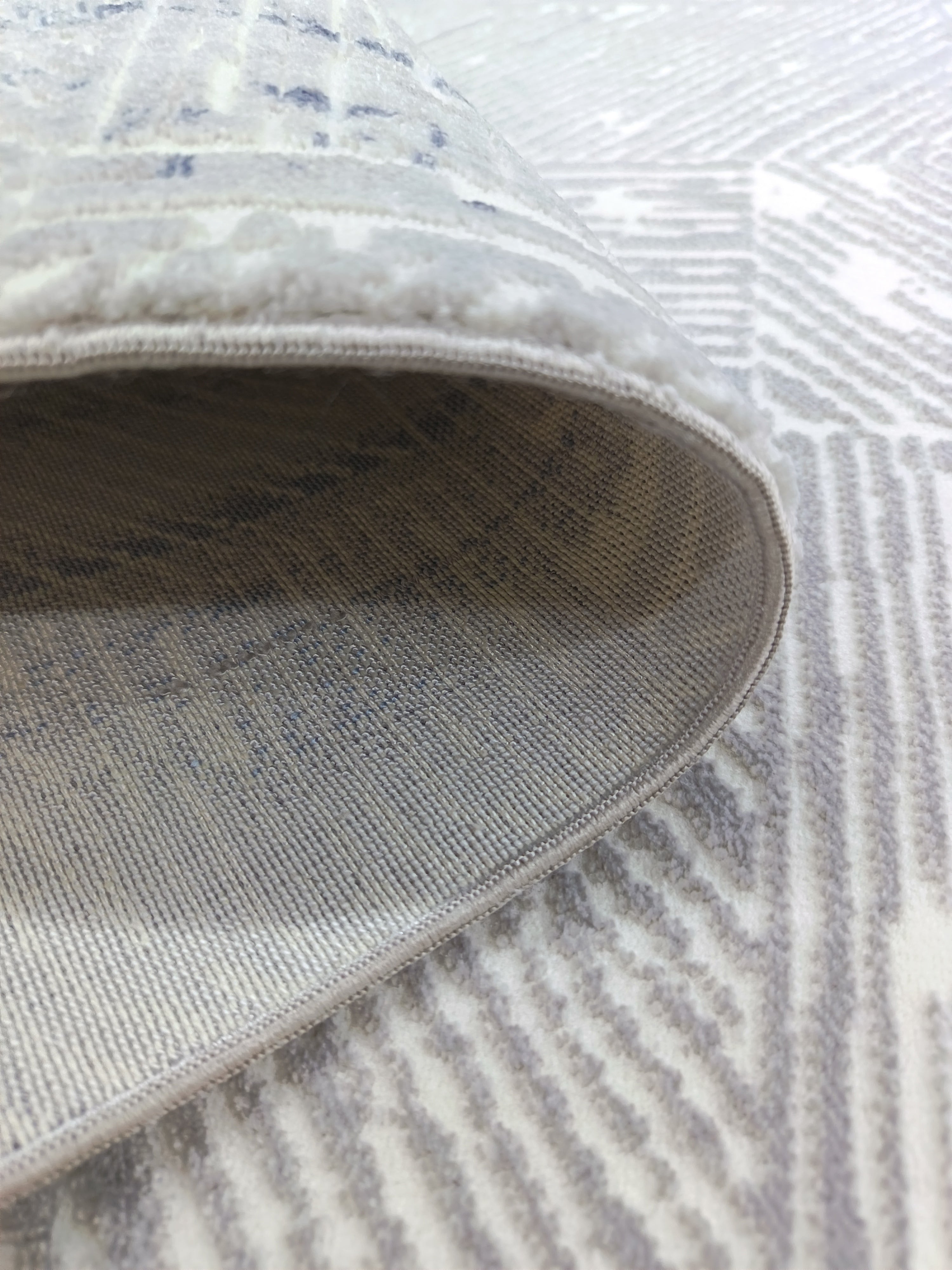 Covor SAMPLE, GRI/ BLUE, Living, Dormitor