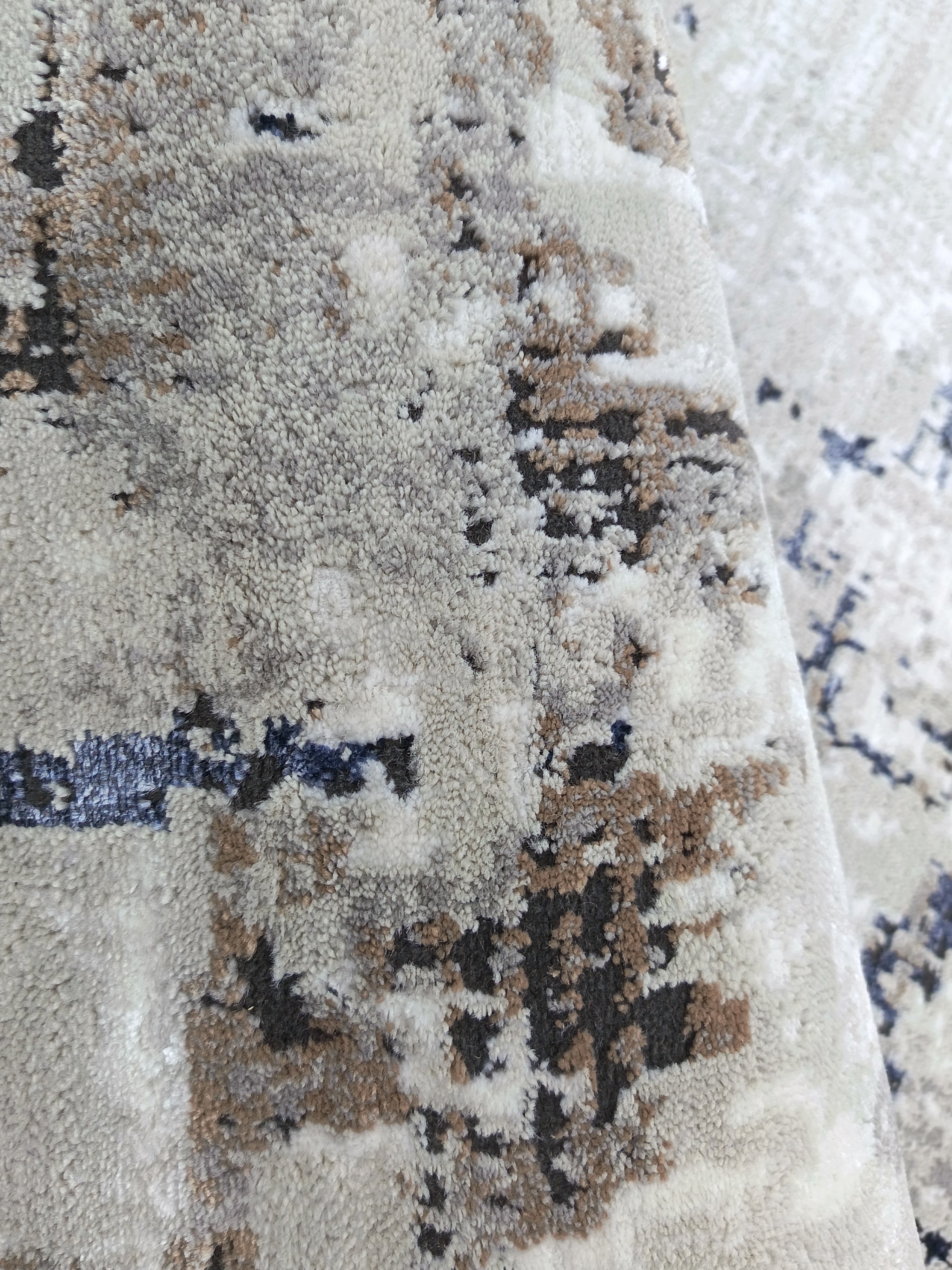 Covor ANGORA, CREM/BLUE/GRI, Living, Dormitor