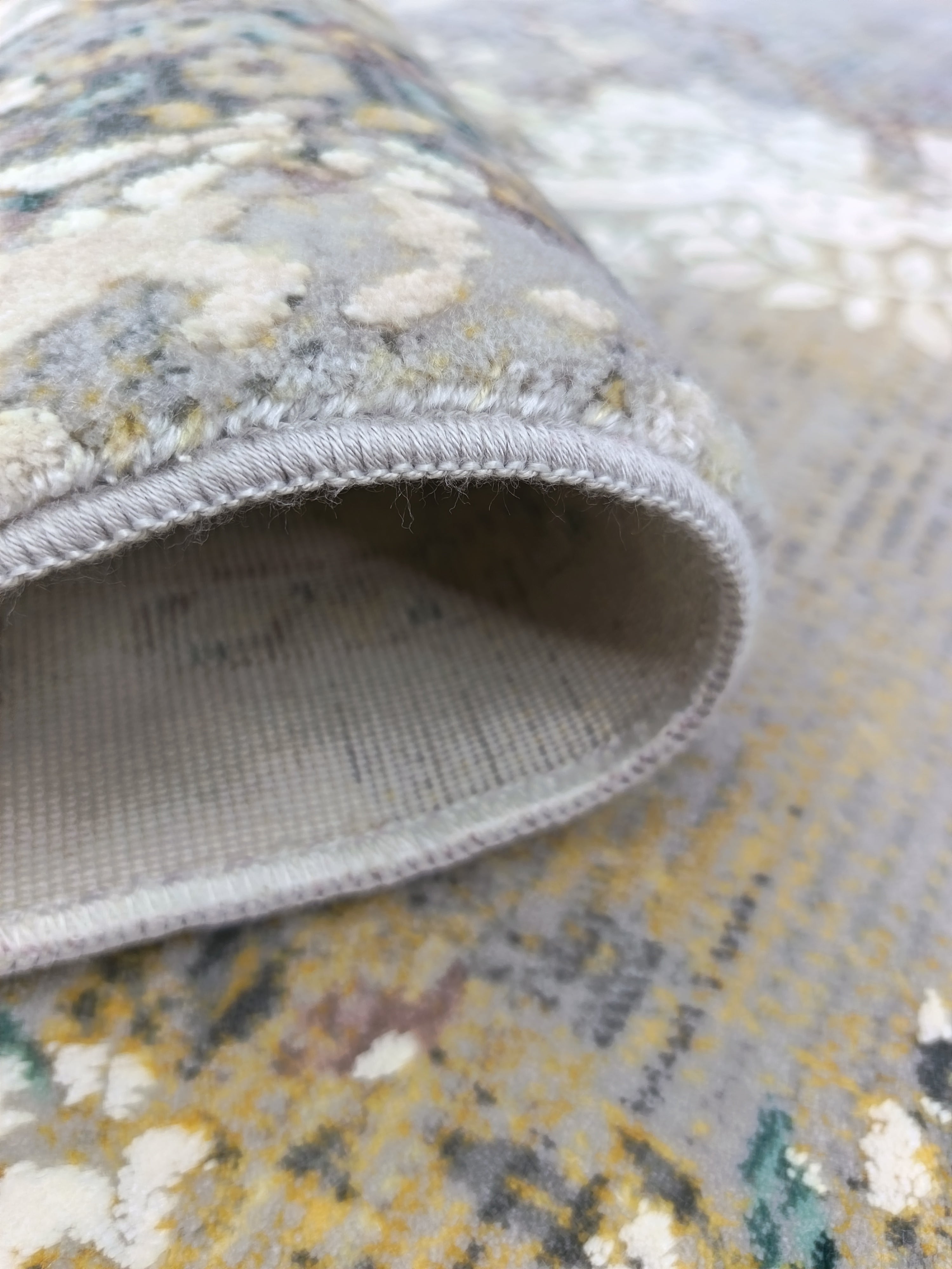 Covor ANGORA, GRI/BEJ/FLORAL, Living, Dormitor